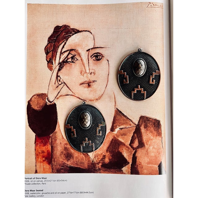 Pair of Vintage 1980s Art Deco Revival Earrings For Sale - Image 9 of 9