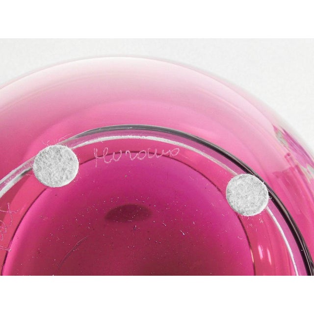 Blown Glass Vase by Paolo Crepax For Sale - Image 9 of 10