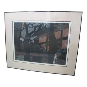 Kiyoshi Saito Signed Limited Edition Framed Woodblock Print Sumiya Kyoto A