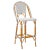 California Bar Stool - White/Navy For Sale - Image 11 of 11