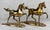 Vintage Traditional Brass Equestrian Horse Mantle Bookends - A Pair For Sale - Image 4 of 10