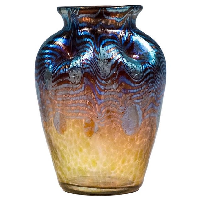 Art Nouveau Vase Argus Phenomenon Gre 2/351 by Johann Lötz, Austria, 1904 For Sale - Image 9 of 9