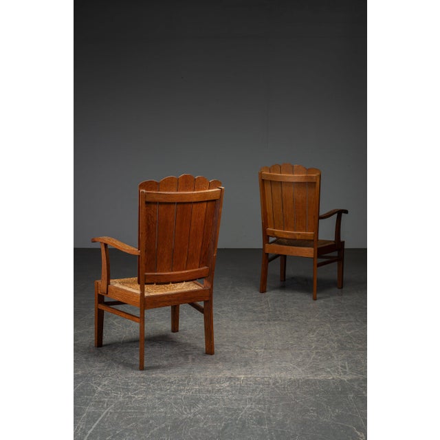 Rustic Rustic Armchairs, 1940s, Set of 2 For Sale - Image 3 of 17