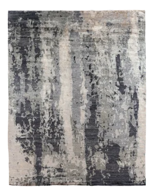 Dartford Hand-Knotted Bamboo/SilkBlue/Gray Rug-10'x14'
