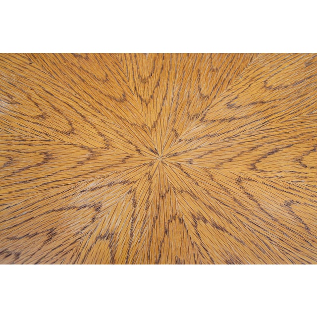 Structure in Worked Brass and Wooden Top, Italy, 1970 For Sale - Image 3 of 6