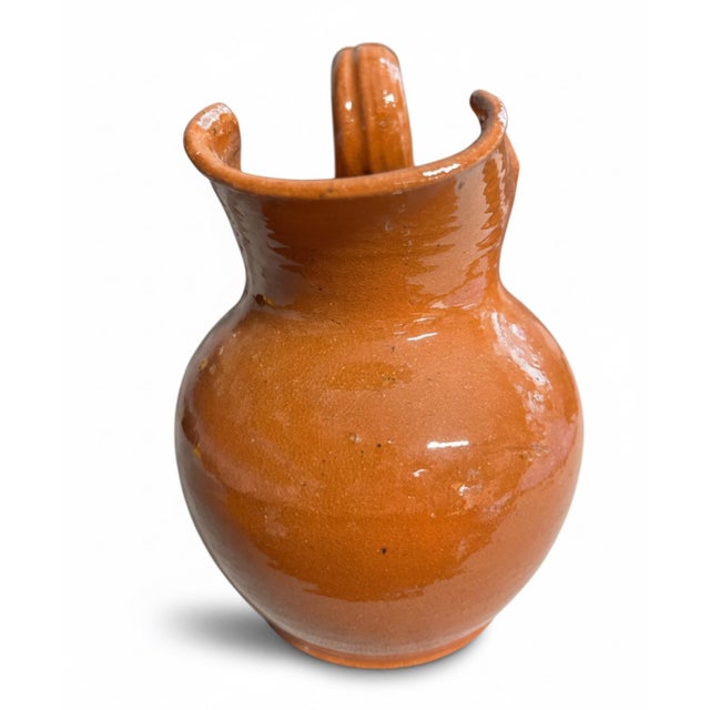 Vintage 2008 Neolia Cole Signed & Inscribed North Carolina Pottery Pitcher For Sale - Image 4 of 8