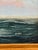 Wood 1980s Oil Painting on Canvas of a Vessel in the Sea Beautiful Ship, Signed Angell For Sale - Image 7 of 11
