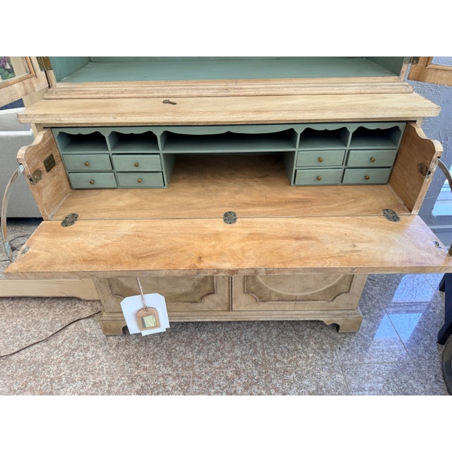 Century Furniture Monarch Buxton Hand Painted Secretary Cabinet Credenza For Sale - Image 9 of 12