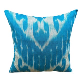 Abraj Silk Ikat Square Cushion Cover For Sale
