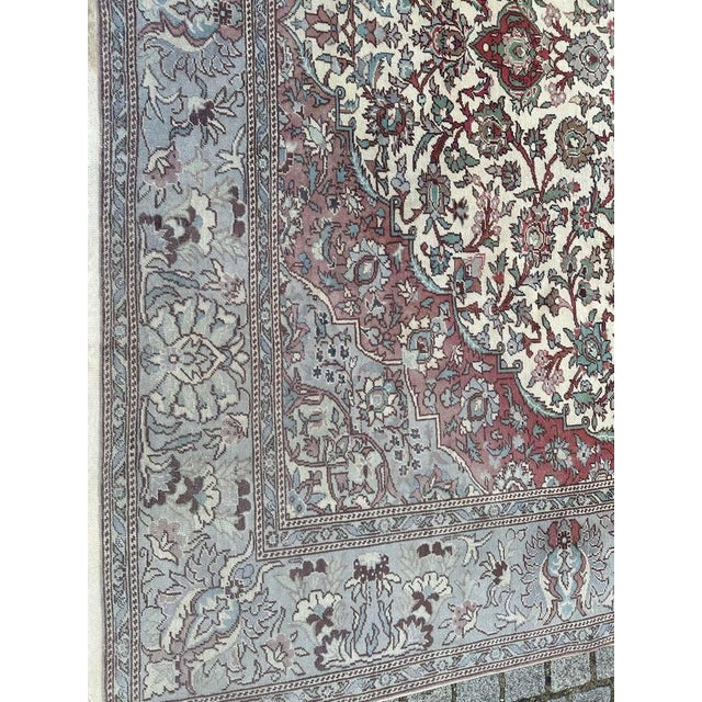 Brown Large Vintage Turkish Kayseri Rug from Bobyrugs, 1960s For Sale - Image 8 of 18