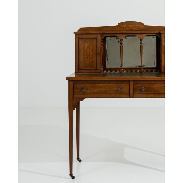 19th Century Edwardian Secretary Desk For Sale - Image 13 of 15