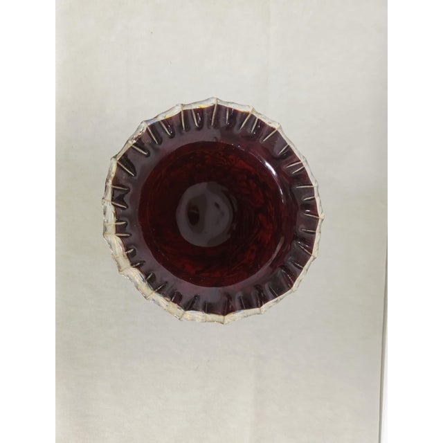Glass Byzantine Vase by AVEM, 1950s For Sale - Image 7 of 13