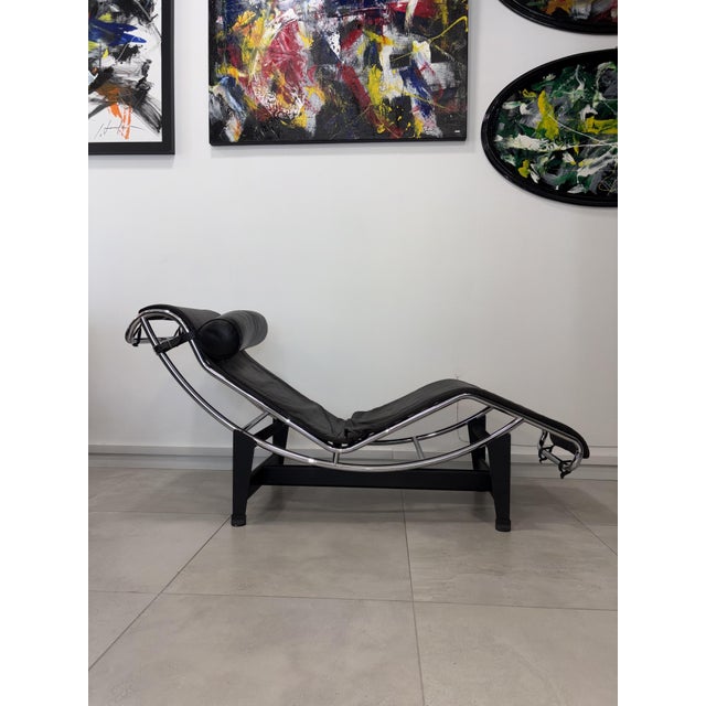 Metal LC4 Chaise Lounge by Le Corbusier for Cassina, 1990s For Sale - Image 7 of 18