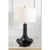 Mid-Century Modern Lotus Black Lamp For Sale - Image 3 of 7
