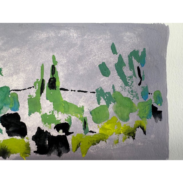 Paper 1986, "Urbino" (Landscape), Abstract Impressionism, Original Print on Fabriano Paper, Stanley J. Krupa For Sale - Image 7 of 9