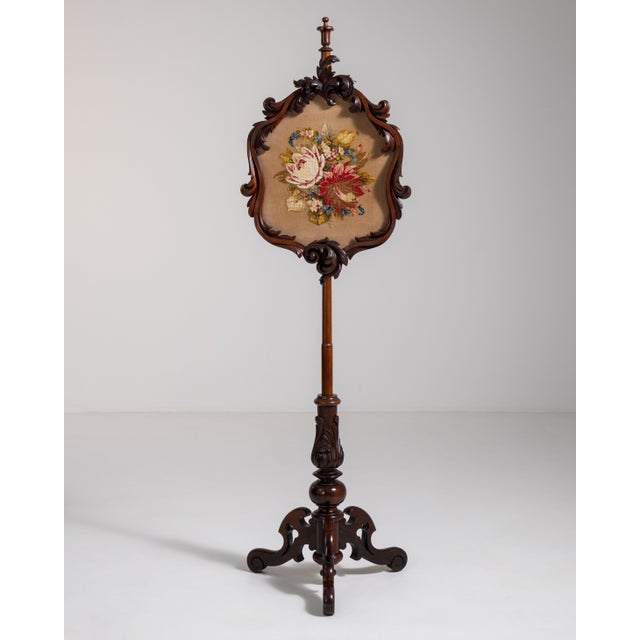 19th Century United Kingdom Brown Wood Screen For Sale - Image 14 of 15