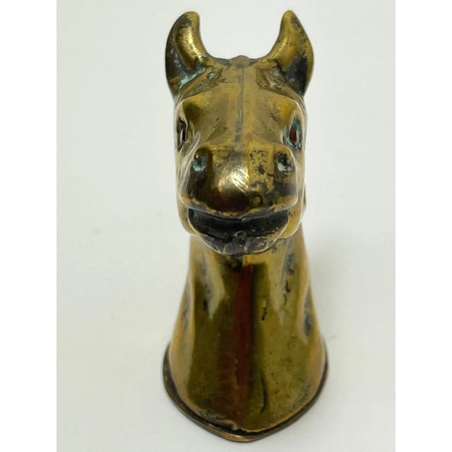 1 Fine English Edwardian Small Rare Early 20th Century Antique Horse Head Vesta Match Case. Very rare, museum quality so...