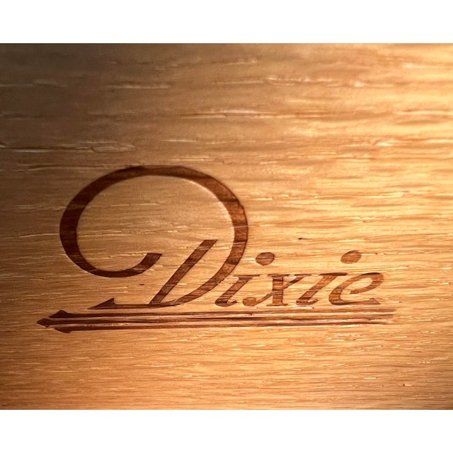 Vintage Nine Drawer Walnut Dresser by Dixie Furniture For Sale - Image 12 of 17