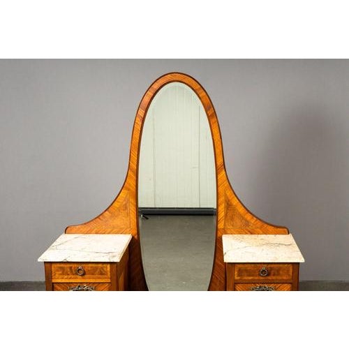 Brown French Mirrored Chest of Drawers For Sale - Image 8 of 18