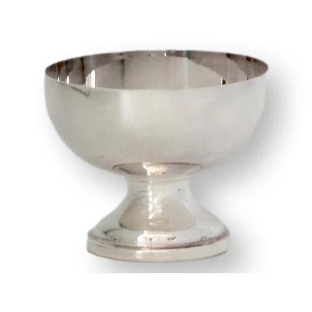English Mid 20th Century English Hotelware Silverplate Ice Cream Bowls, Set of 12 For Sale - Image 3 of 4
