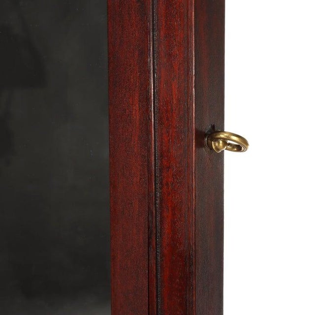 Wood Antique Edwardian Neoclassical Carved Mahogany Dressing Mirror C1910 For Sale - Image 7 of 17