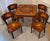 Up for sale is a breathtaking, museum-quality vintage Italian metamorphic multi-game table and four (4) matching chairs....