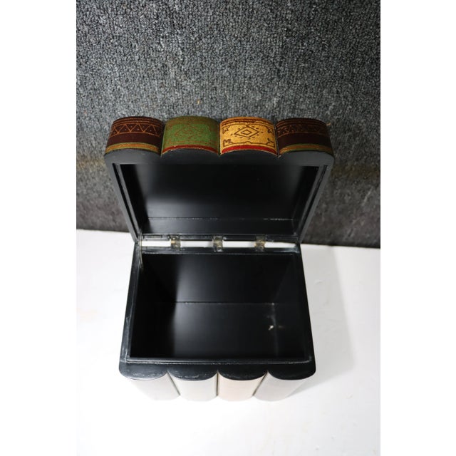 Wood Faux Book Box For Sale - Image 7 of 9