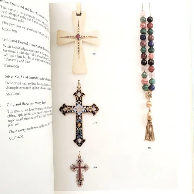 Auction Catalogue Jewelry From the Estate of Jacqueline Kennedy Onassis April 24th & 25th 1996 For Sale - Image 10 of 13