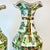 Kelly Green Late 19th C Antique Chinoiserie Boho Chic Hollywood Regency Famille Rose Vases - A Pair, Monumental For Sale - Image 8 of 18