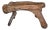 20th Century Folk Art Root-Form Carved Wood Stool For Sale
