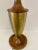 1960s 1960s Walnut and Brass Trophy Style Table Lamp For Sale - Image 5 of 7