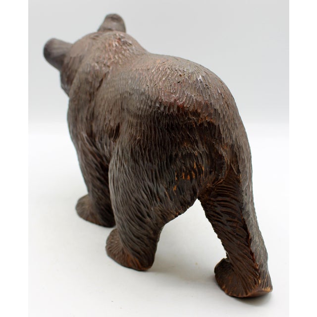Late 19th Century Large Swiss Strolling Black Forest Bear For Sale - Image 4 of 4