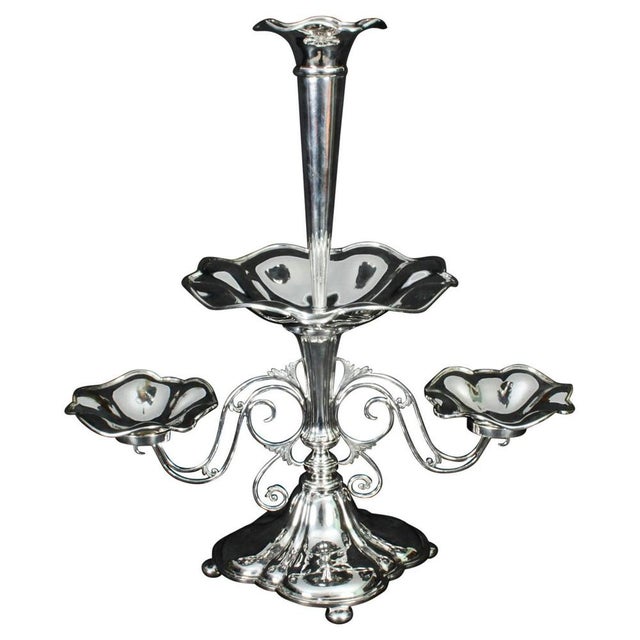 Victorian Silverplate Centrepiece by James Deakin, 19th Century For Sale - Image 15 of 15