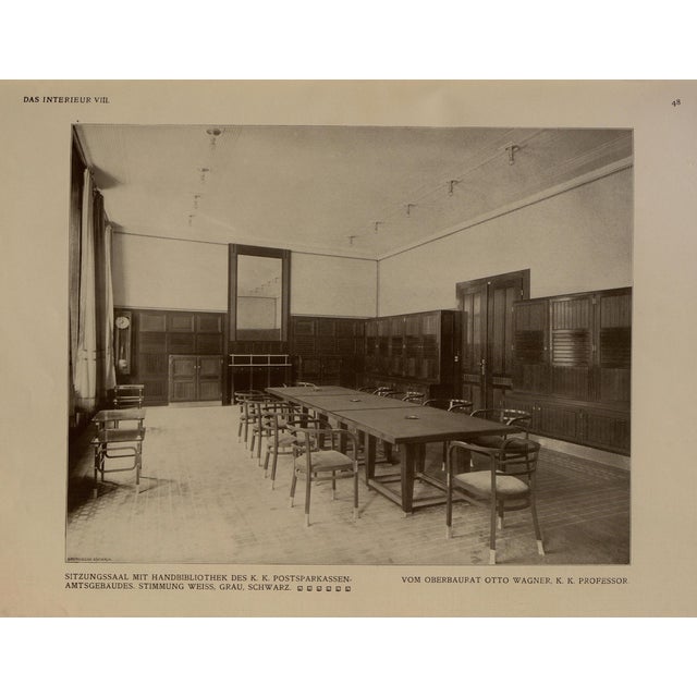 Art Nouveau Table by Adolf Loos and Armchairs by Otto Wagner, Vienna, Austria, 1902-1905, Set of 3 For Sale - Image 6 of 18