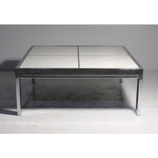 Metal Design Institute of America (DIA) Marble Coffee Table For Sale - Image 7 of 12