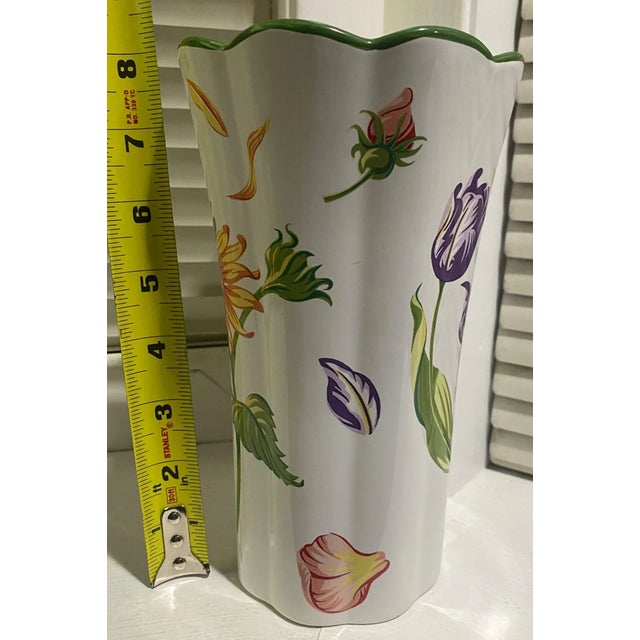 Mid-Century Modern Vintage MCM Tiffany & Co “Tiffany Petals” Vase For Sale - Image 3 of 5