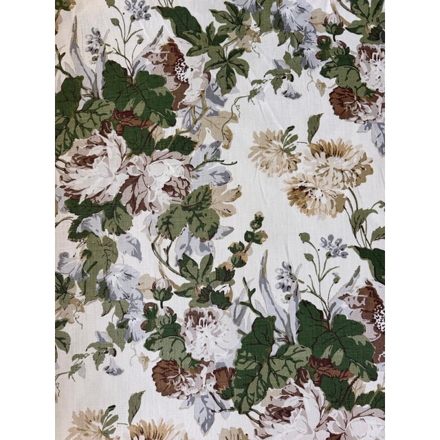 Lee Jofa MAISIE LINEN - TAN/LEAF 2 yards LEE JOFA PARISH-HADLEY Width 51.5 in (130.81 cm) Vertical Repeat 36 in (91.44 cm)...