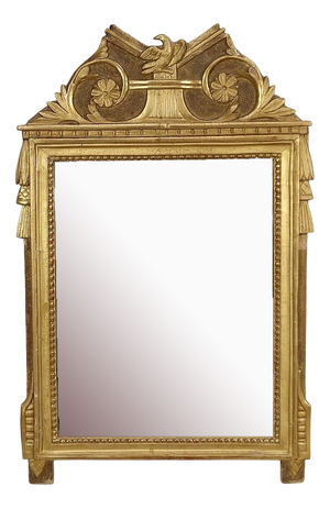 Early 20th Century Louis XVI Style Mirror in Gilt Wood