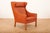 Model 2204 Wingback Armchair in Wood and Leather by Børge Mogensen for Frederica, 1963 For Sale - Image 6 of 16