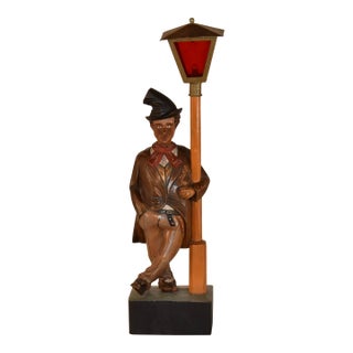 Hand Carved Whistler by Karl Griesbaum, Circa 1960's For Sale