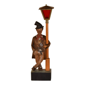 Hand Carved Whistler by Karl Griesbaum, Circa 1960's