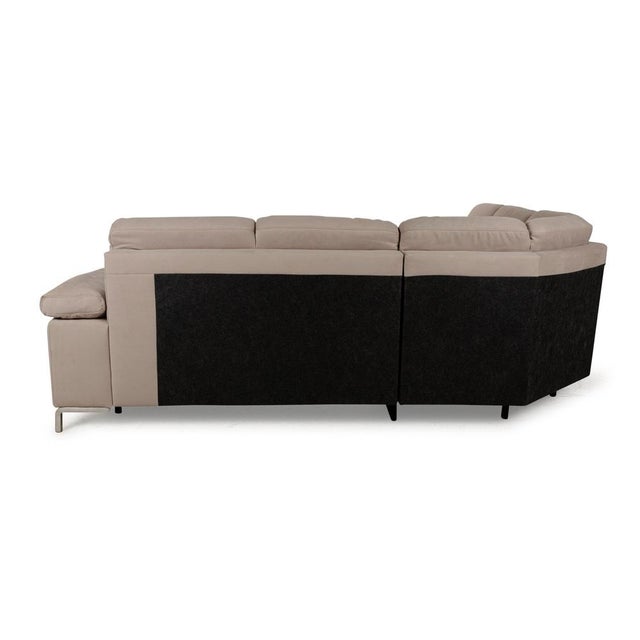 Fabric Corner Sofa in Beige from Musterring For Sale - Image 10 of 12
