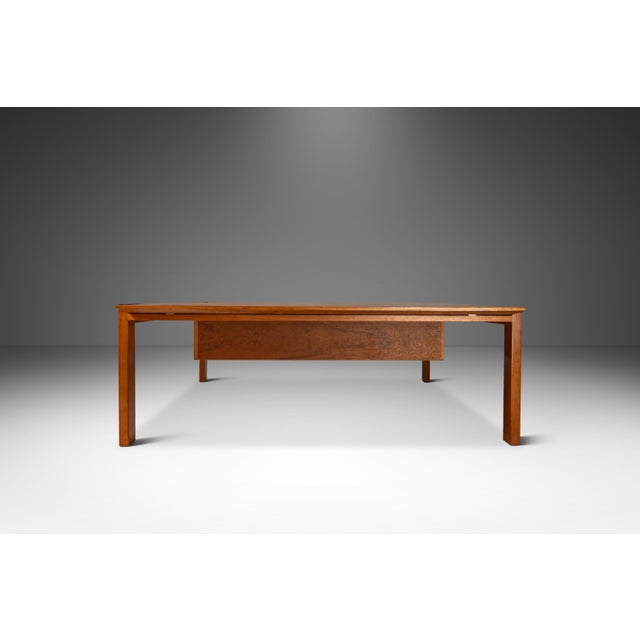 Mid-Century Modern Mid-Century Danish Modern Coffee Table W/ Expanding Table Top W/ Stroage Space in Teak After Johannes Andersen, C. 1970's For Sale - Image 3 of 12