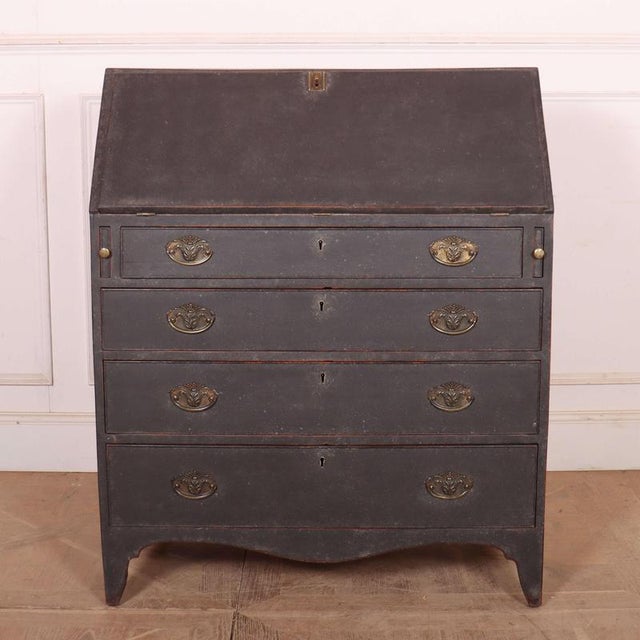 19th Century Small 19th Century English Secretaire, 1820 For Sale - Image 5 of 11