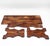 Vintage English Yew Wood Trestle Dining Table, 1960s For Sale - Image 14 of 15
