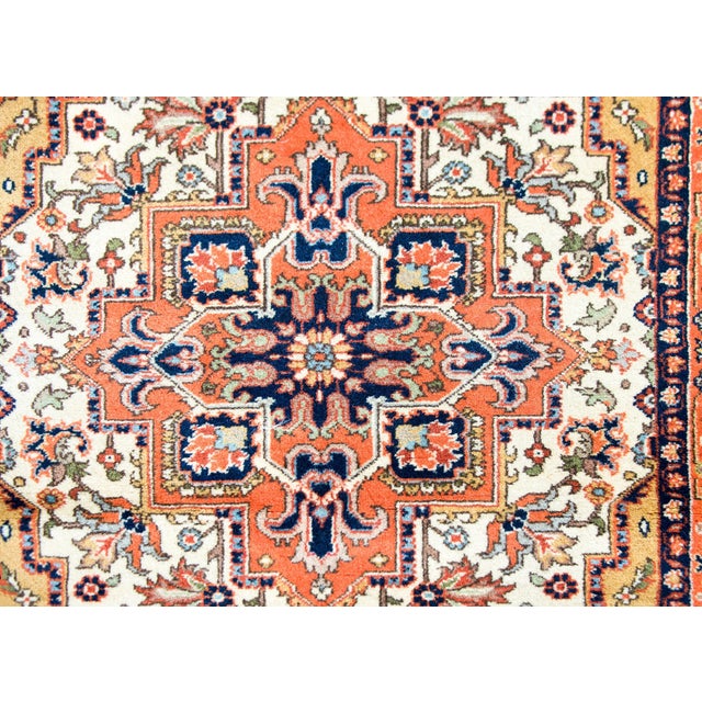 Orange Mid-20th Century Persian Ardabil Rug For Sale - Image 8 of 14