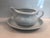 Mid-Century Modern White Cordon Bleu Sauce Boat and Saucer From Hungary For Sale - Image 3 of 9