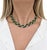 Modern Vintage, Chrysoprase, Diamond and 18k Gold Necklace and Bracelet Suite, 2 Pieces For Sale - Image 3 of 8