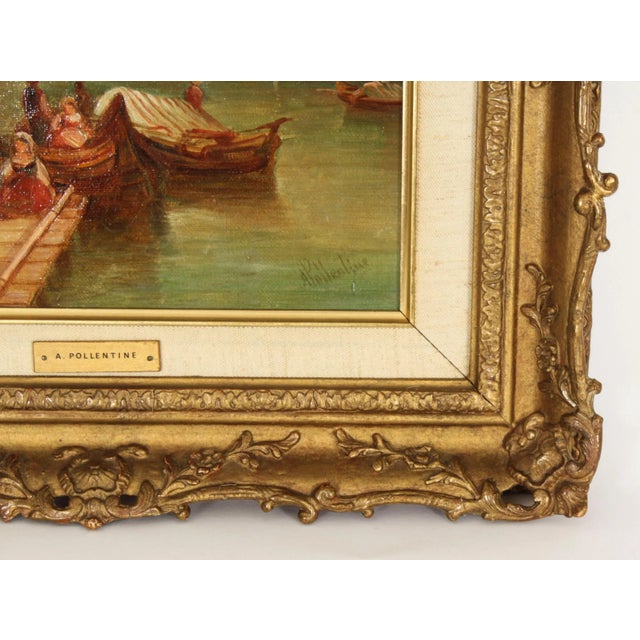 Alfred Pollentine, Grand Canal Venice, 19th Century, Oil on Canvas, Framed For Sale - Image 6 of 14