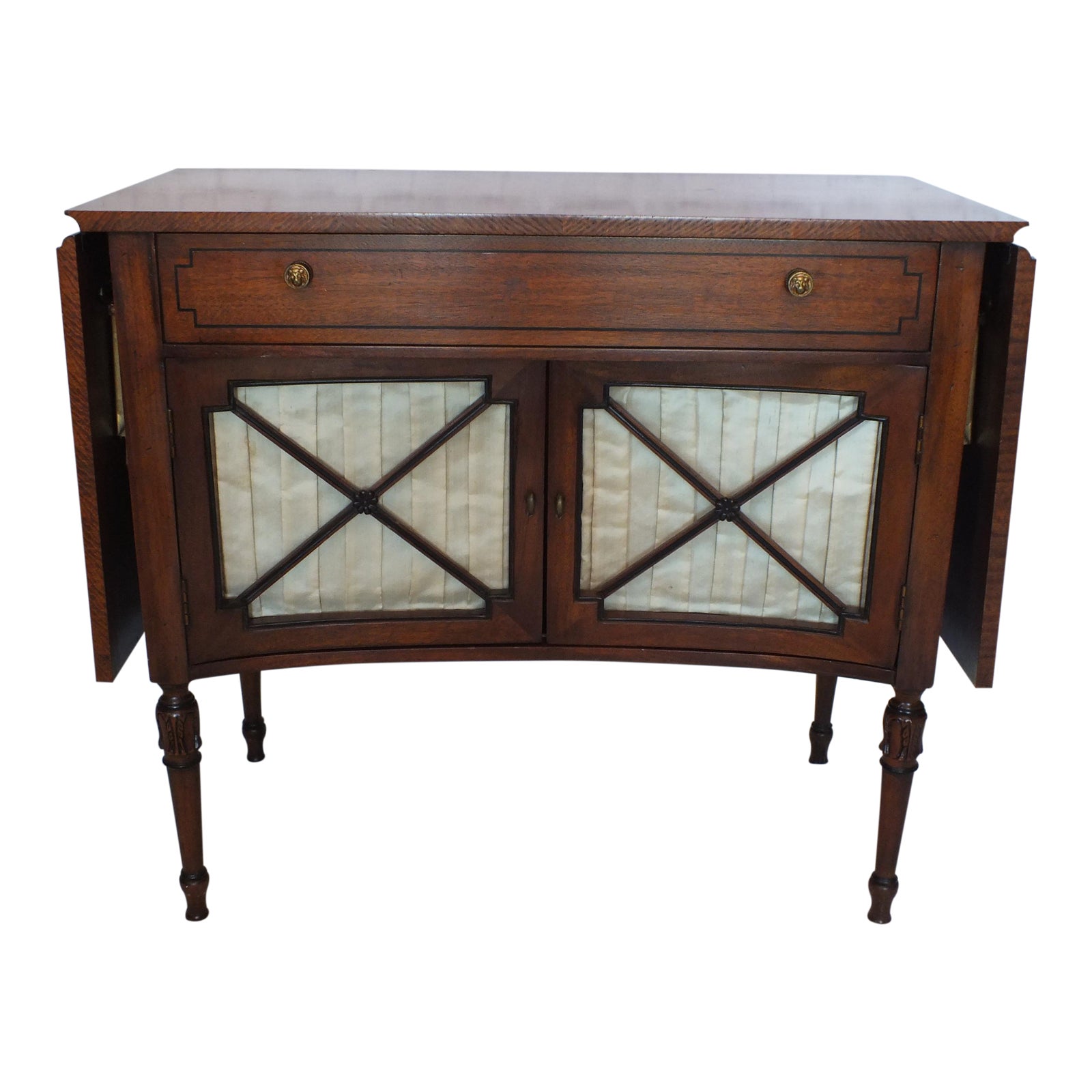 Vintage Regency Drop Leaf Table Sideboard Buffet Chairish